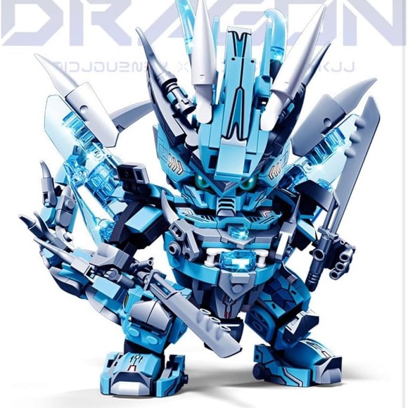 Building Blocks Transforming Dragon Set New retails $34 - Picture 9 of 11
